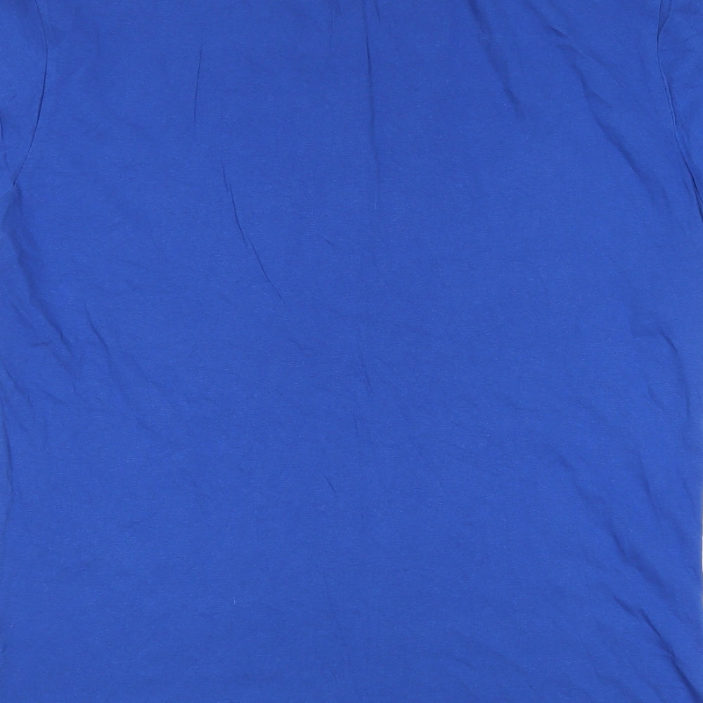 Replay Mens Blue    T-Shirt Size XL