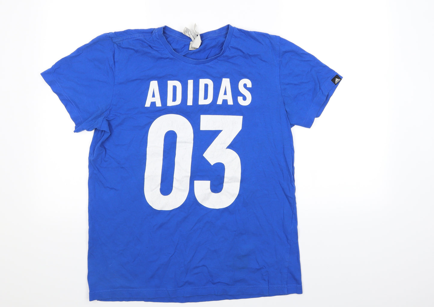 addidas Mens Blue    T-Shirt Size M