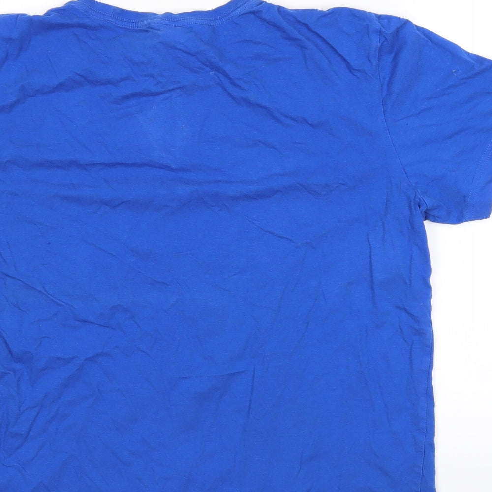 addidas Mens Blue    T-Shirt Size M