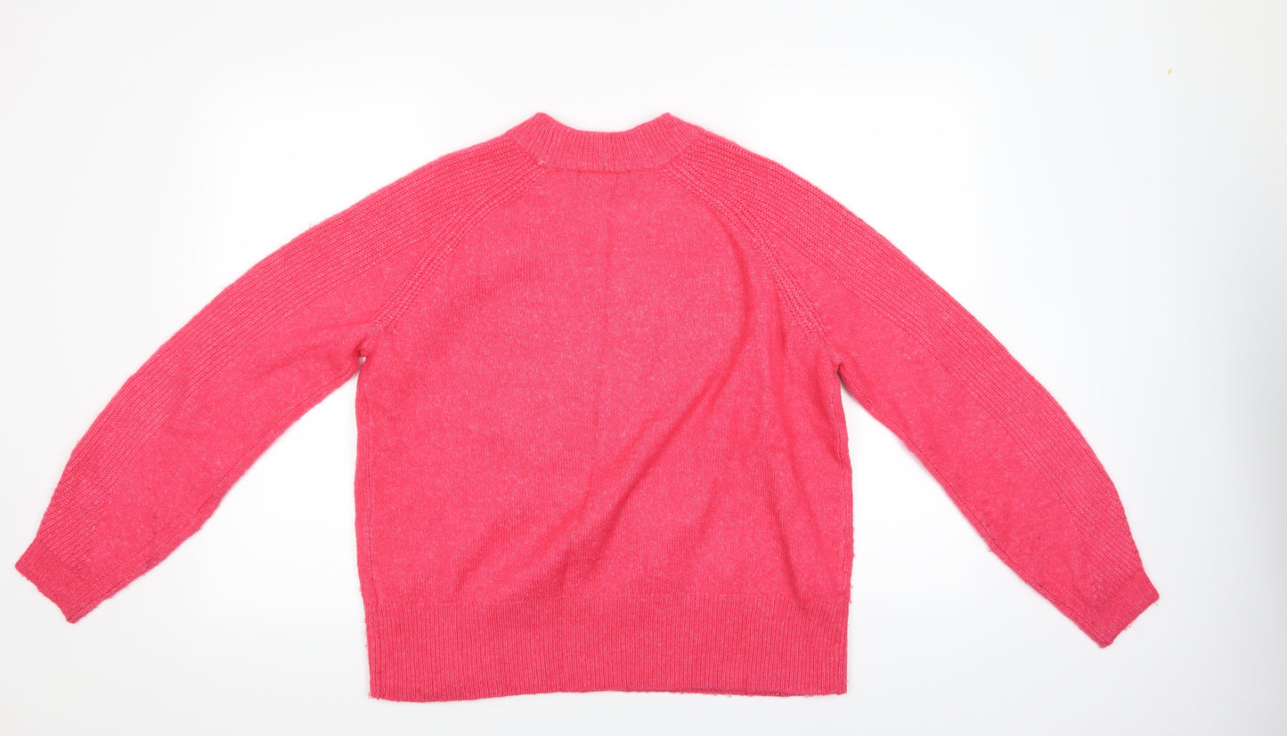 M&S Womens Pink   Pullover Jumper Size M