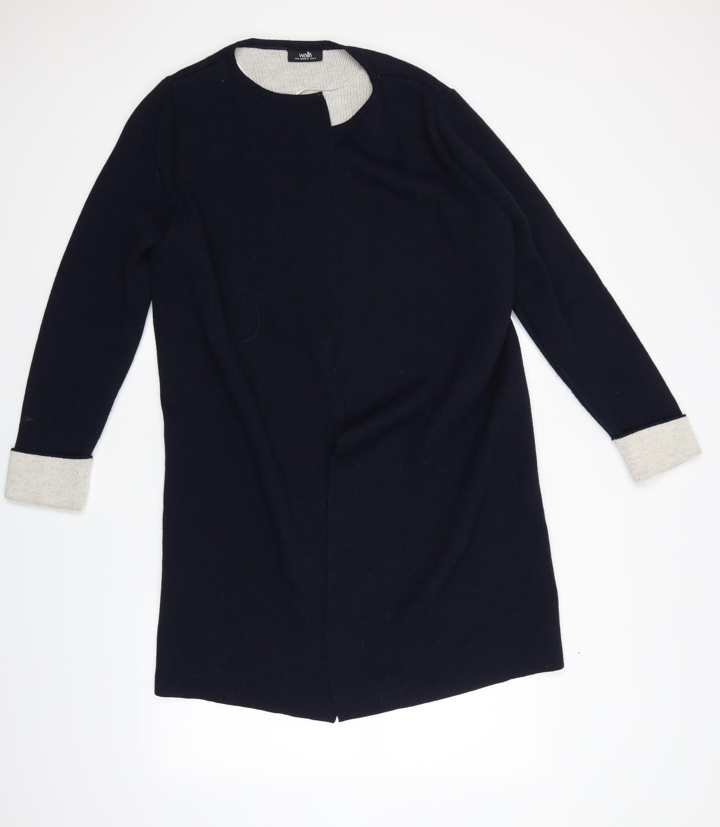 Wallis Womens Blue   Cardigan Jumper Size M