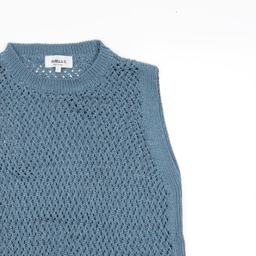 Isabella D Womens Blue   Basic Tank Size L