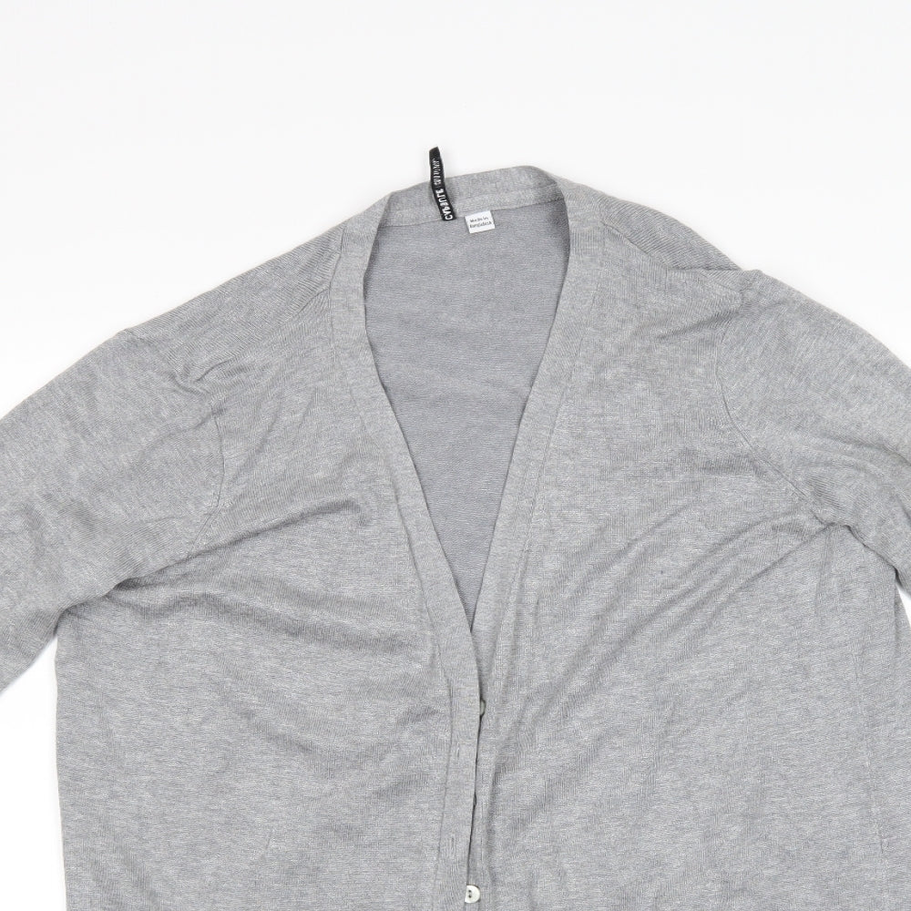 Capsule Womens Grey   Cardigan Jumper Size 14