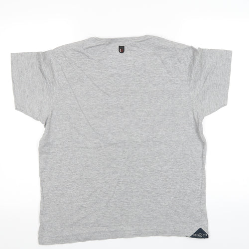 Duck & Cover Womens Grey   Basic T-Shirt Size M