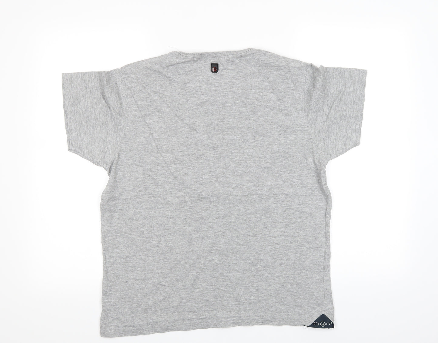 Duck & Cover Womens Grey   Basic T-Shirt Size M