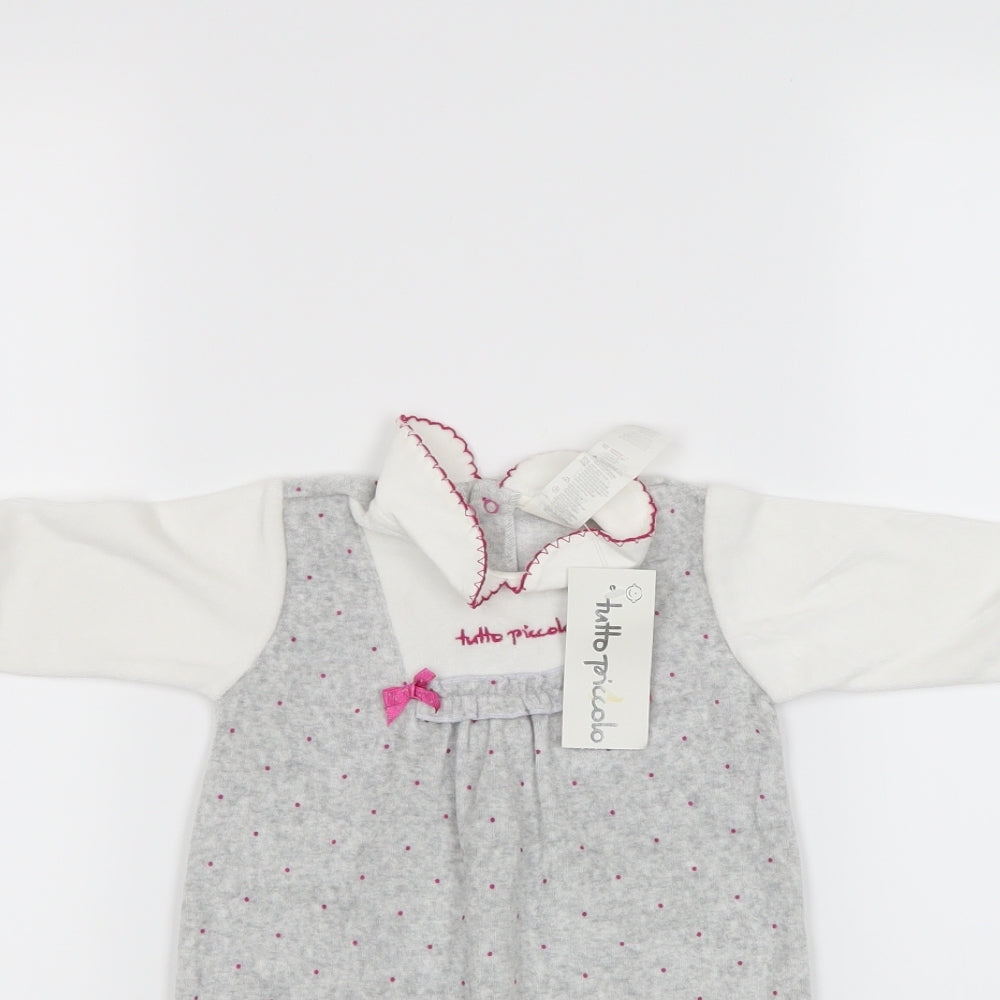 Tutto Piccolo  Multicoloured Polka Dot  Babygrow One-Piece Size 3-6 Months
