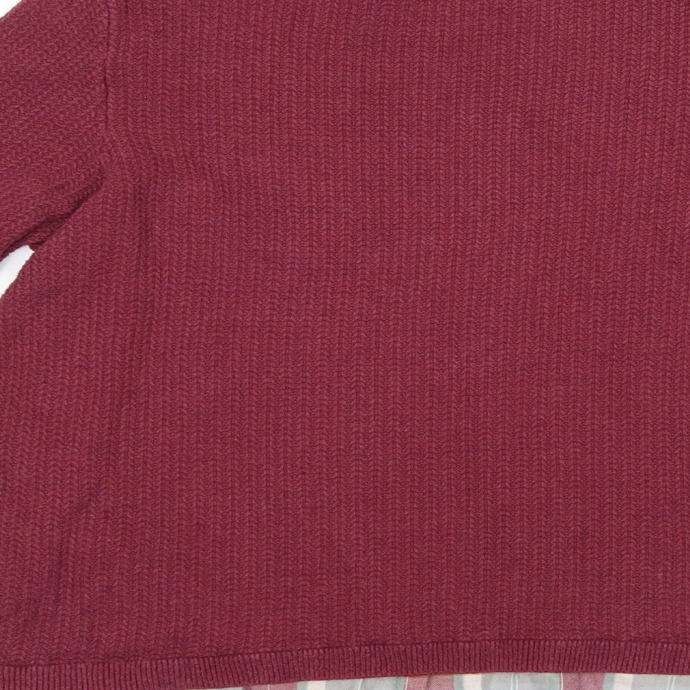 Fat Face Womens Red   Tunic Jumper Size 14