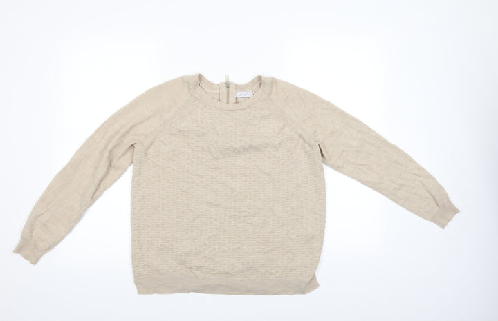 Per Una Womens Ivory Pullover Jumper Size 12