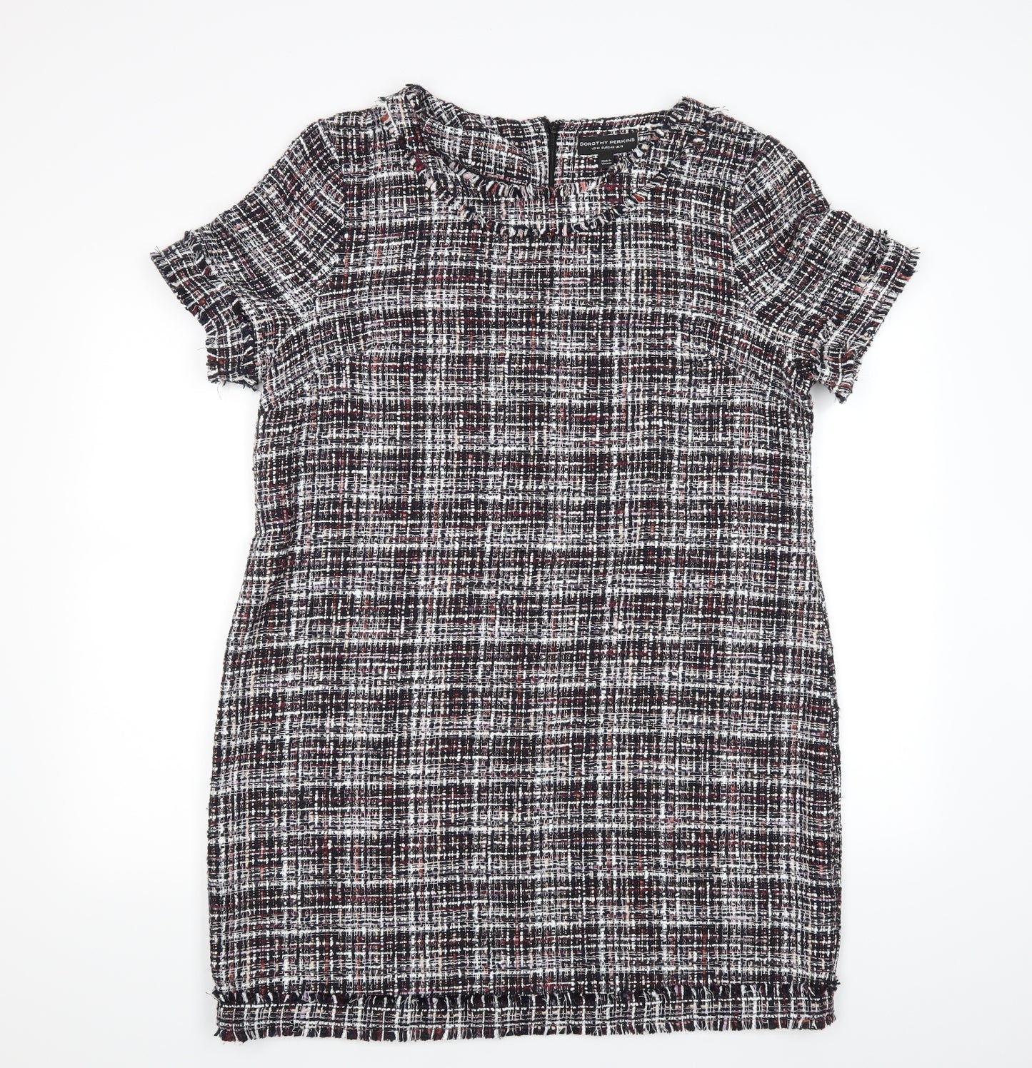 Dorothy Perkins Womens Multicoloured Check  Jumper Dress  Size 18