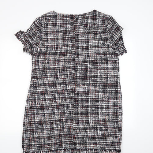 Dorothy Perkins Womens Multicoloured Check  Jumper Dress  Size 18