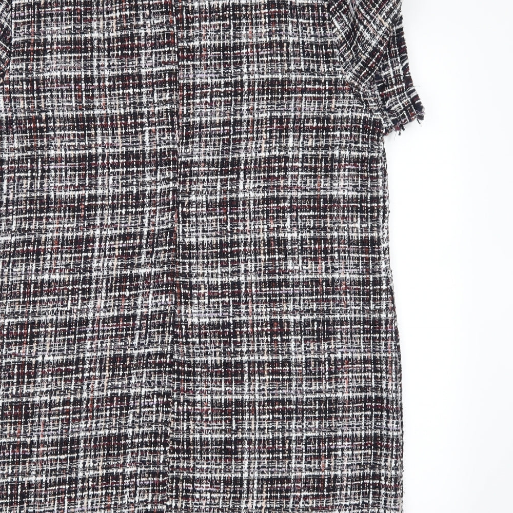 Dorothy Perkins Womens Multicoloured Check  Jumper Dress  Size 18