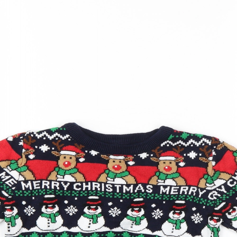 Primark  Multicoloured   Pullover Jumper Size 18-24 Months  - Christmas  Jumper