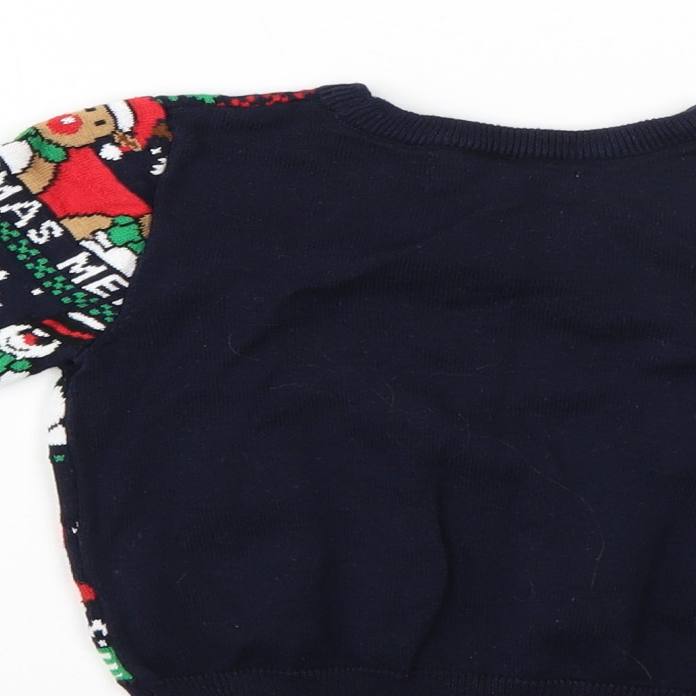 Primark  Multicoloured   Pullover Jumper Size 18-24 Months  - Christmas  Jumper
