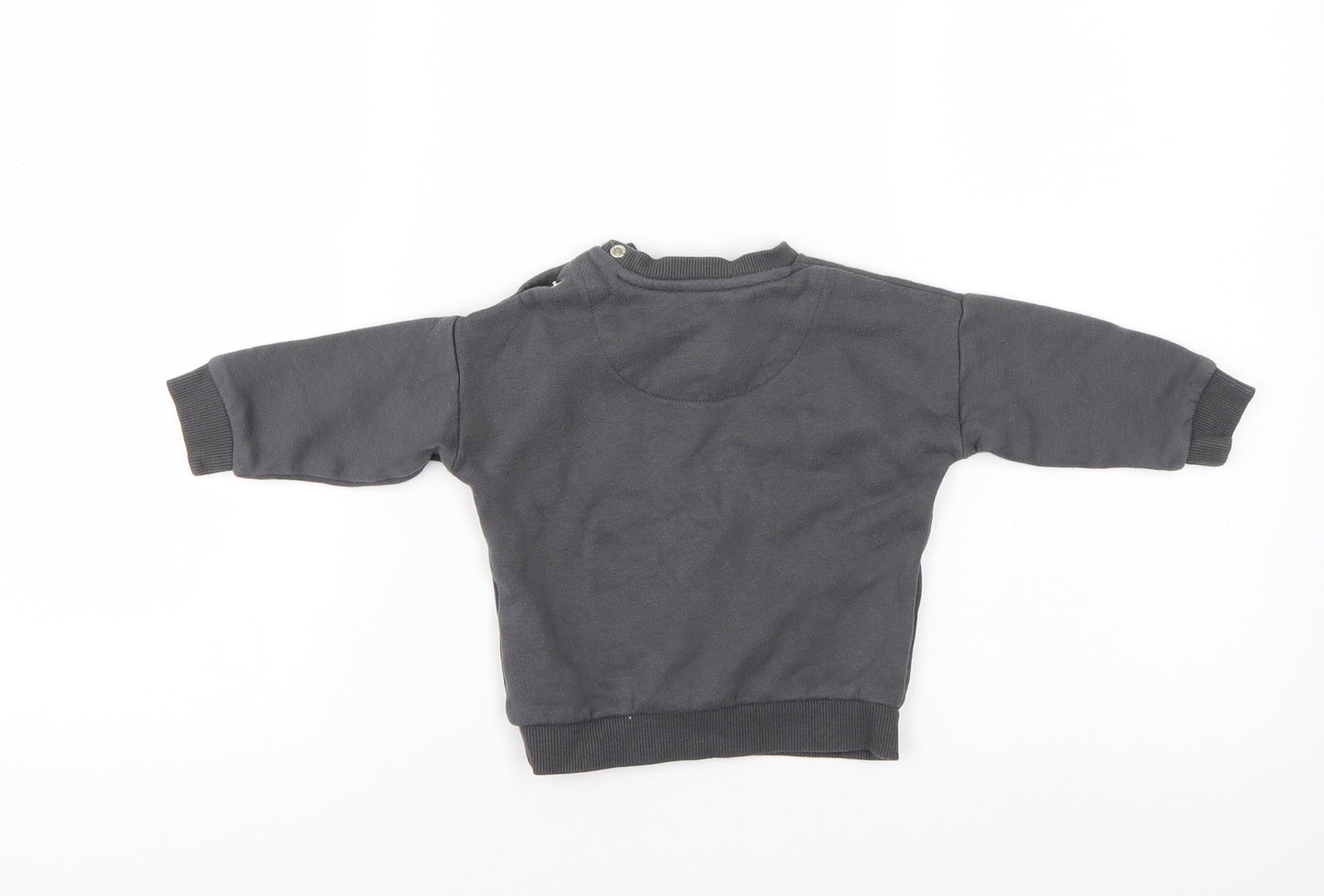 fred & flo  Grey   Pullover Jumper Size 6-9 Months