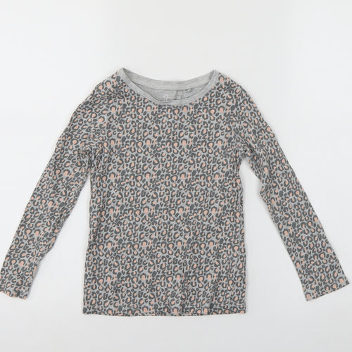 NEXT Girls Multicoloured Animal Print  Basic T-Shirt Size 5 Years