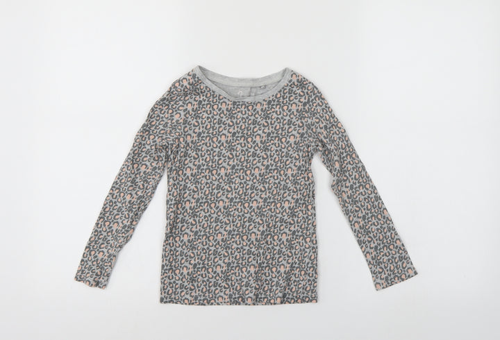 NEXT Girls Multicoloured Animal Print  Basic T-Shirt Size 5 Years