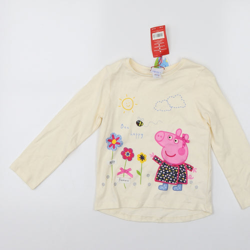 Mini Club Girls Ivory   Pullover Jumper Size 3-4 Years