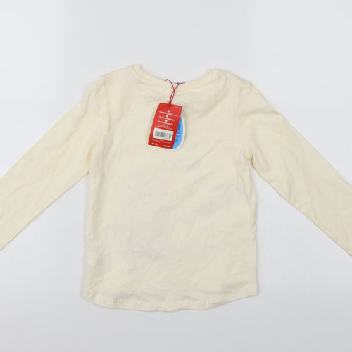 Mini Club Girls Ivory   Pullover Jumper Size 3-4 Years
