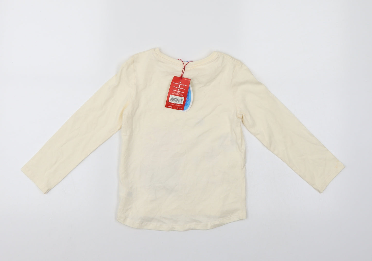Mini Club Girls Ivory   Pullover Jumper Size 3-4 Years
