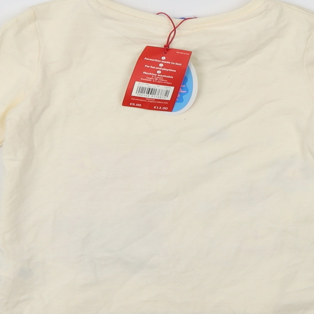 Mini Club Girls Ivory   Pullover Jumper Size 3-4 Years