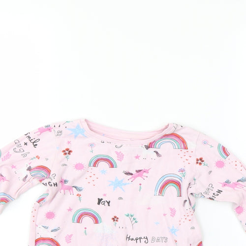 NEXT Girls Pink   Pullover Jumper Size 5-6 Years