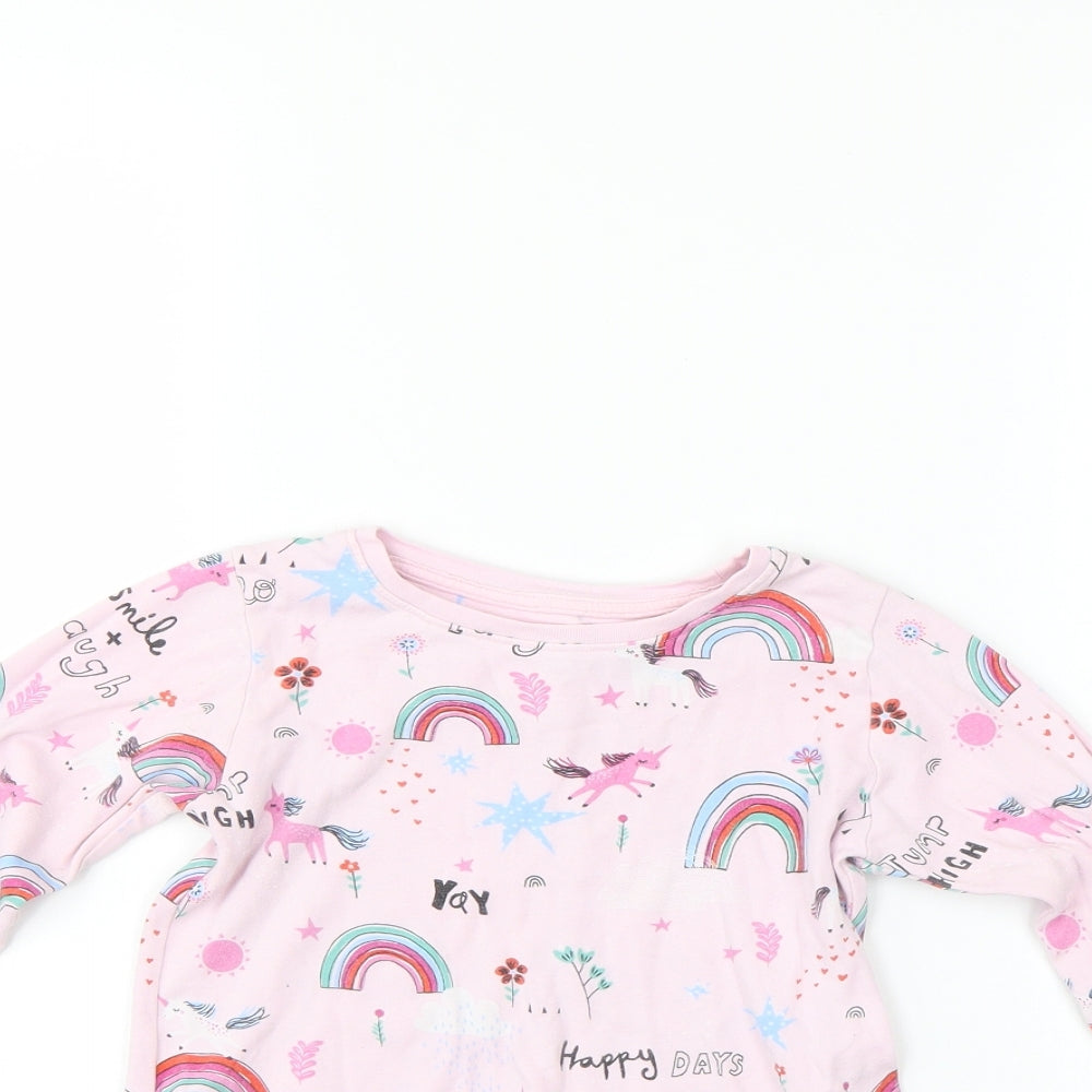 NEXT Girls Pink   Pullover Jumper Size 5-6 Years