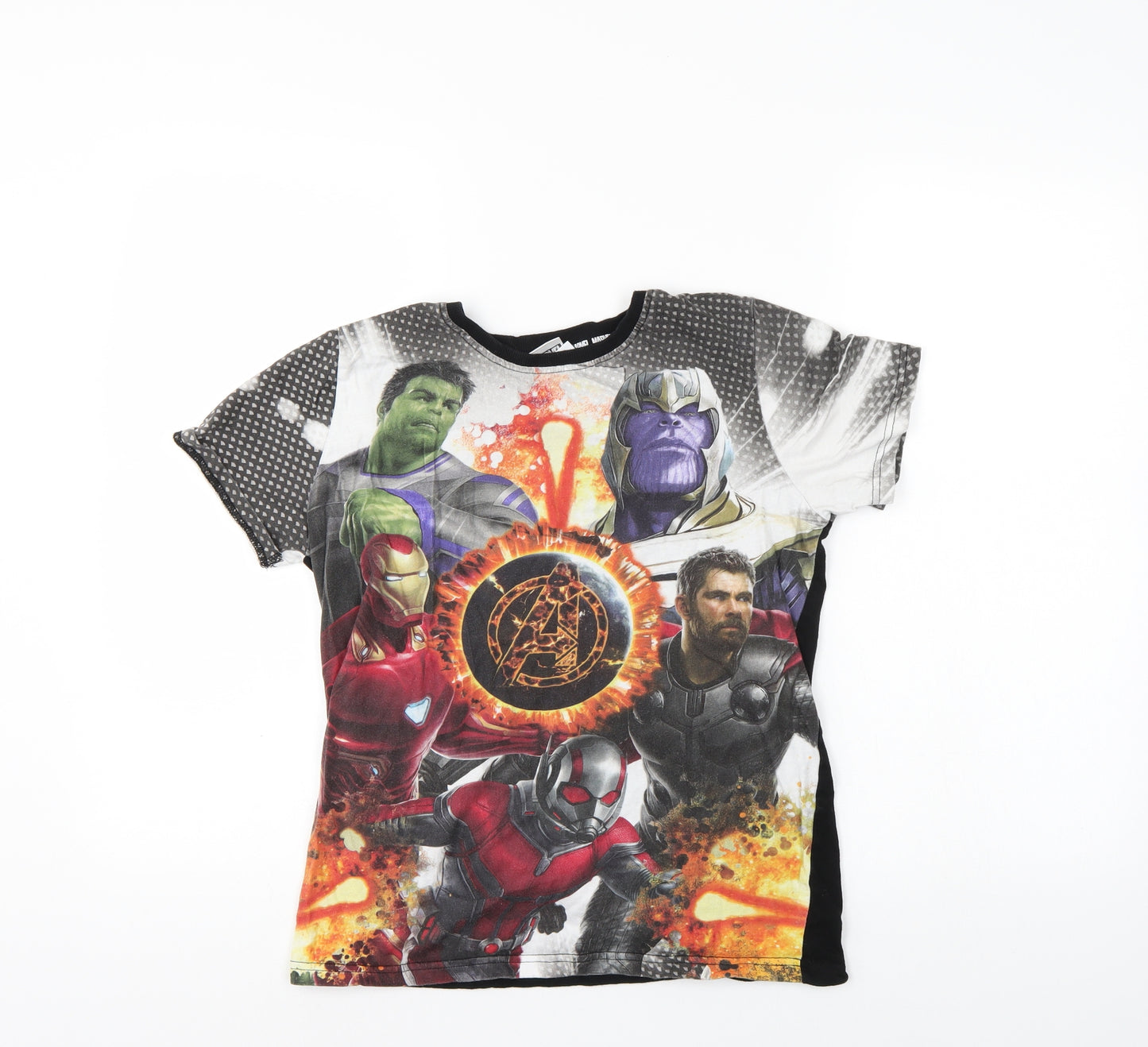 Marvel Boys Multicoloured   Basic T-Shirt Size 12-13 Years