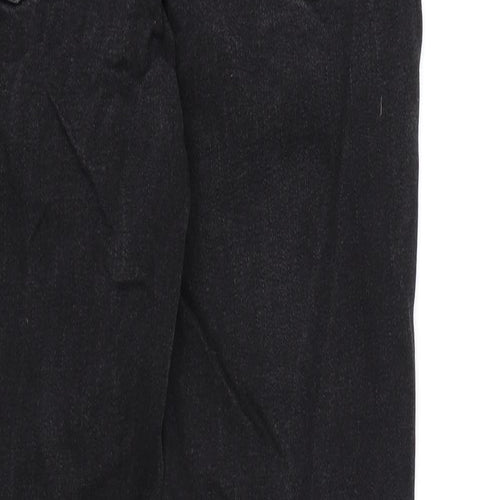 Ringspun Mens Black  Denim Skinny Jeans  L32 in