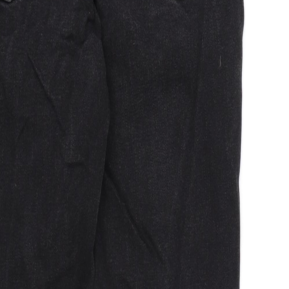 Ringspun Mens Black  Denim Skinny Jeans  L32 in