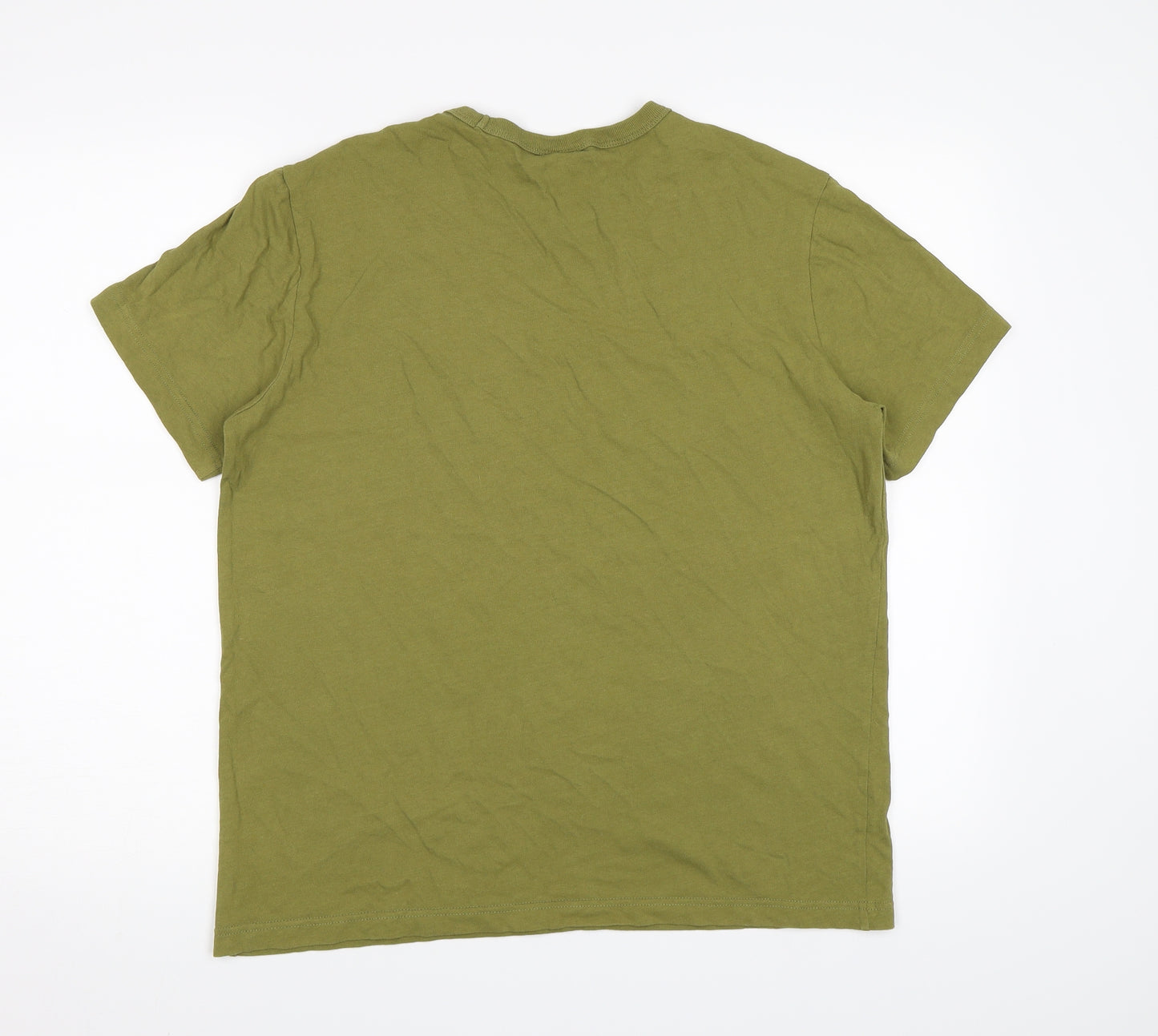 Champion Mens Green    T-Shirt Size M
