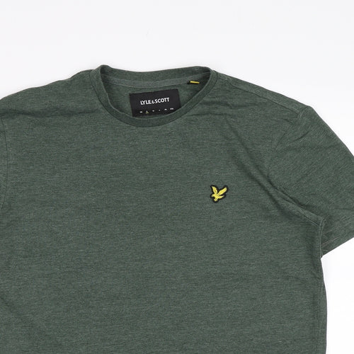 Lyle & Scott Mens Green    T-Shirt Size S