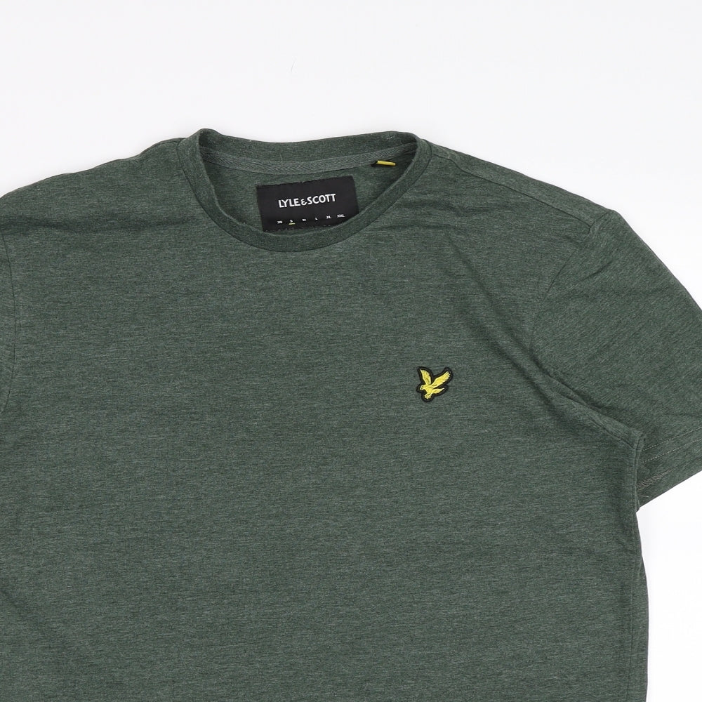 Lyle & Scott Mens Green    T-Shirt Size S