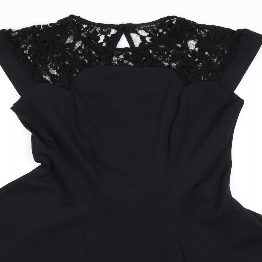 River Island Womens Black   A-Line  Size 10