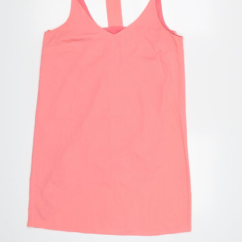 New Look Womens Pink  Chiffon A-Line  Size 10