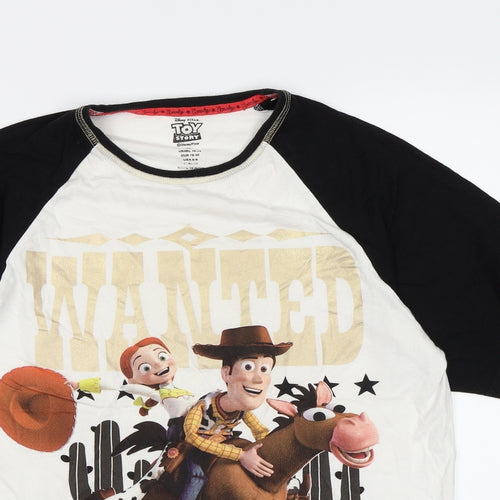 Toy Story Womens White   Top Pyjama Top Size 10  - Toy Story
