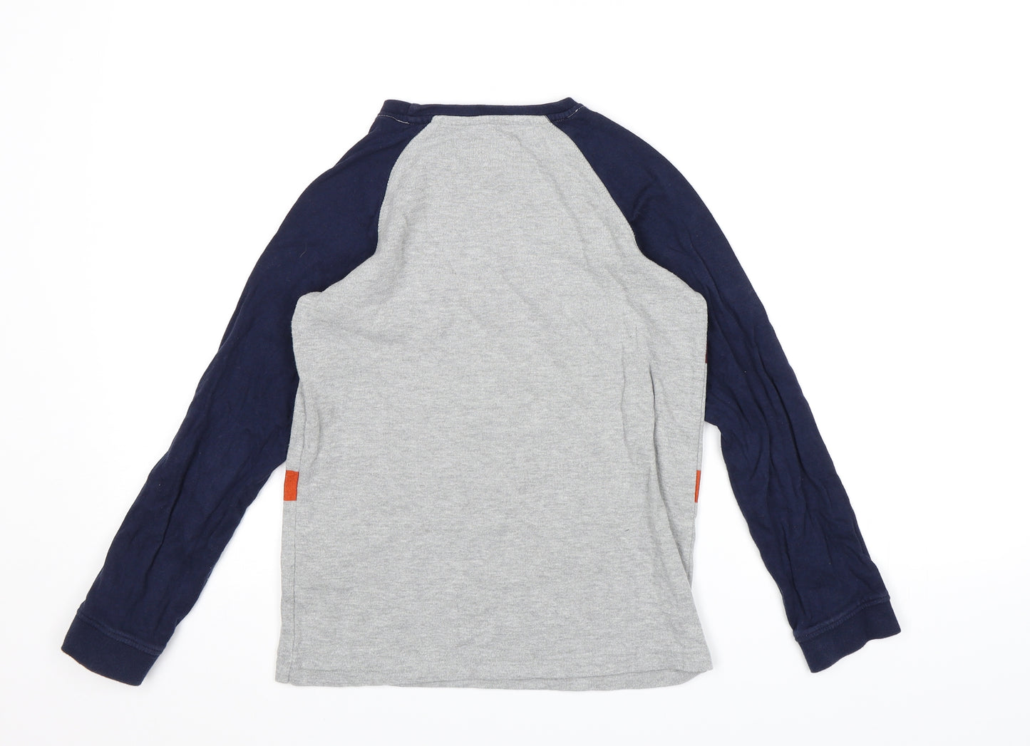 MANTARAY Boys Grey  Knit Pullover Jumper Size 9-10 Years