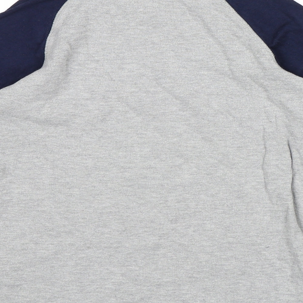 MANTARAY Boys Grey  Knit Pullover Jumper Size 9-10 Years