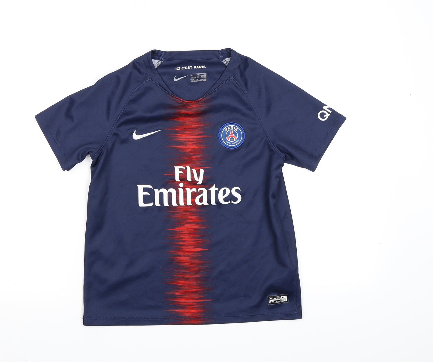Nike Boys Blue   Basic T-Shirt Size 7-8 Years  - PSG Football Club