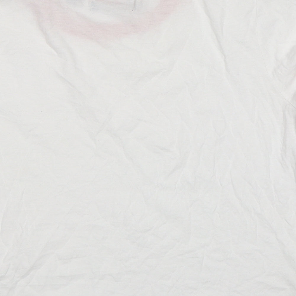 Brave Soul Womens White   Basic T-Shirt Size M