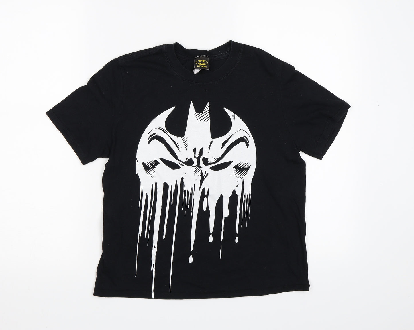 Gildan Womens Black   Cropped T-Shirt Size S  - Batman