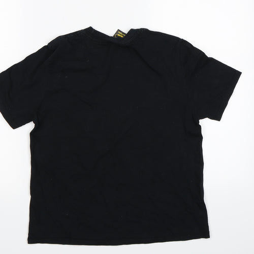 Gildan Womens Black   Cropped T-Shirt Size S  - Batman