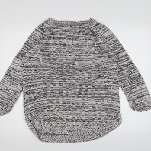 Wallis Womens Grey  Knit Pullover Jumper Size S
