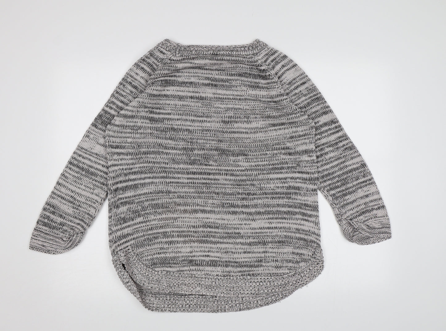 Wallis Womens Grey  Knit Pullover Jumper Size S
