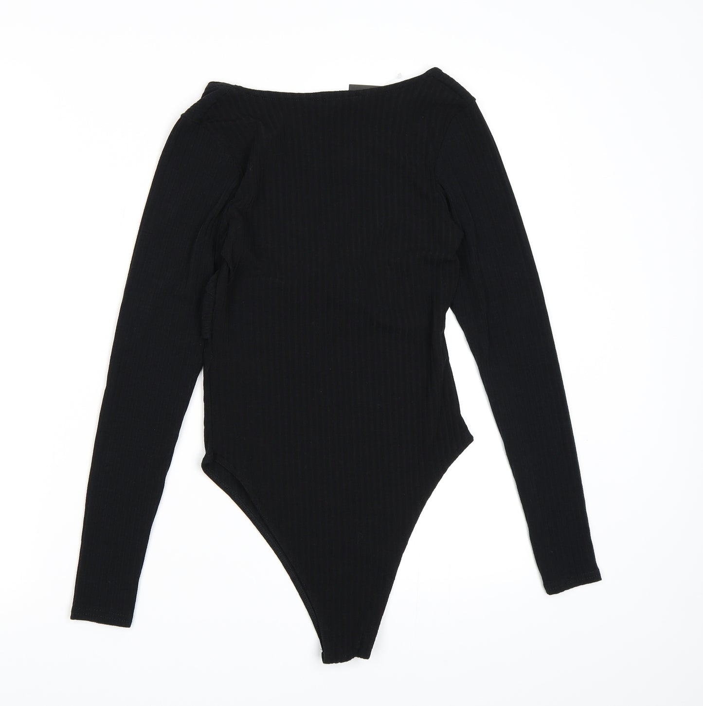 New Look Womens Black   Bodysuit One-Piece Size 10