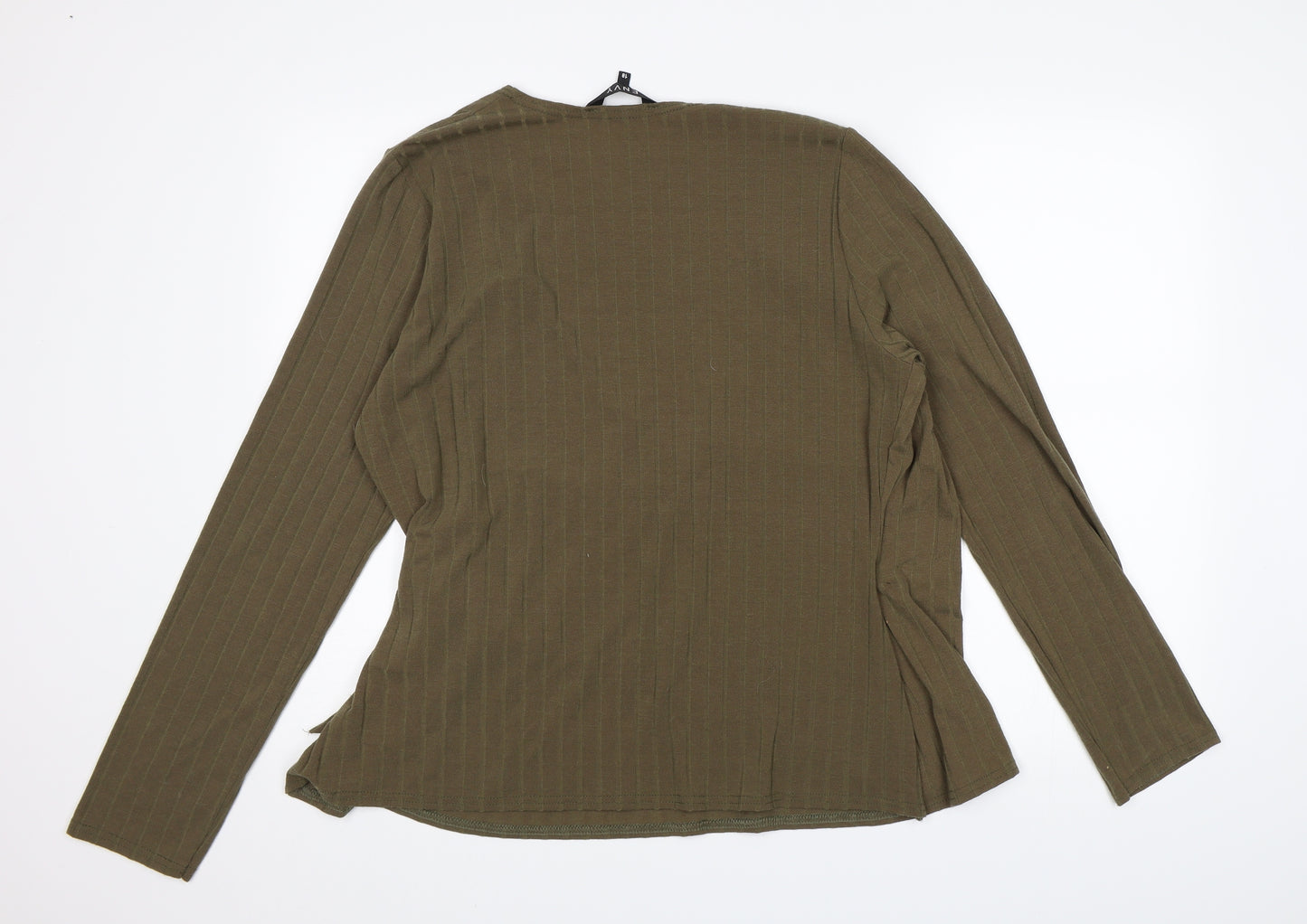 Envy Womens Green   Wrap Blouse Size 18