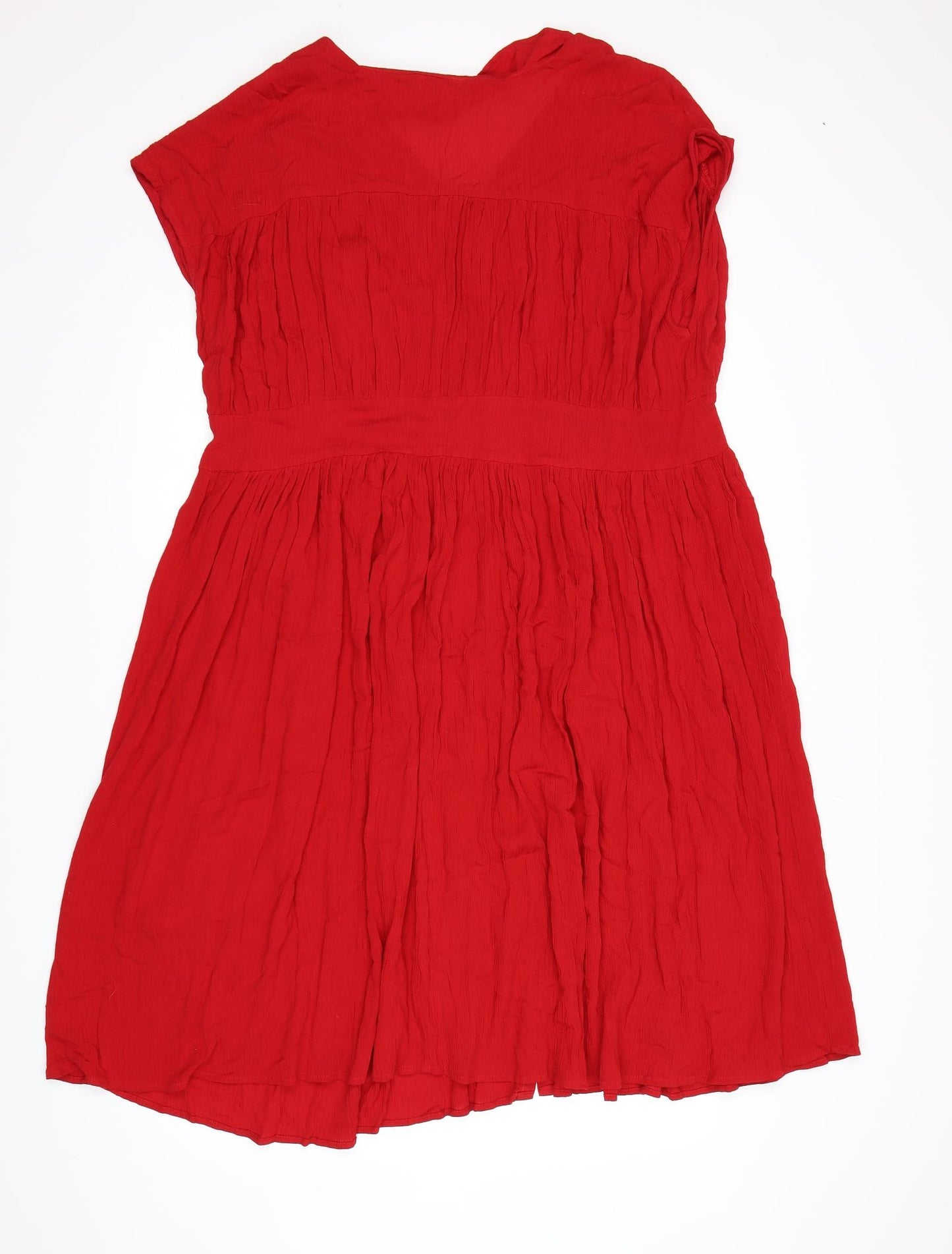 ASOS Womens Red   Shirt Dress  Size 14