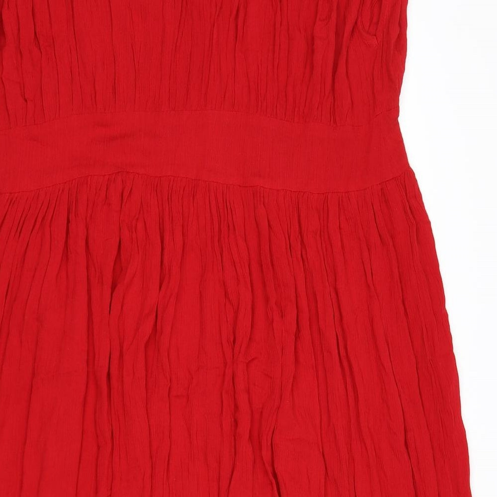 ASOS Womens Red   Shirt Dress  Size 14