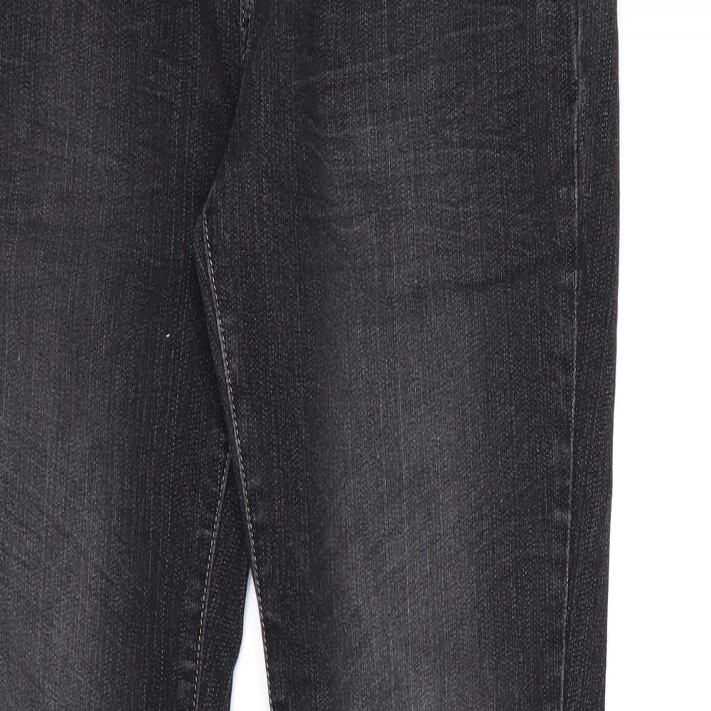 PARISIAN Womens Grey  Denim Bootcut Jeans Size 14 L31 in