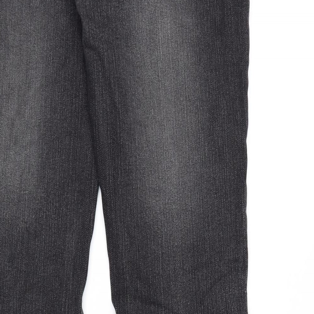 PARISIAN Womens Grey  Denim Bootcut Jeans Size 14 L31 in
