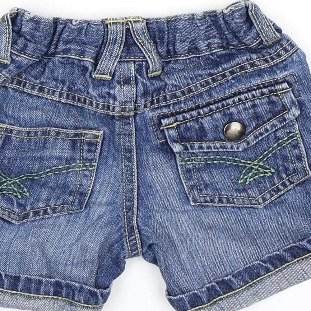NEXT Boys Blue  Denim Cropped Trousers Size 6-9 Months  - shorts